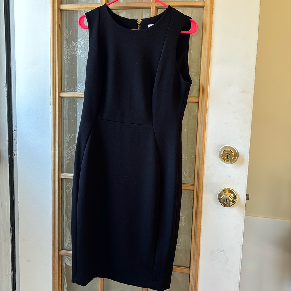 Calvin Klein Sleeveless Black Dress